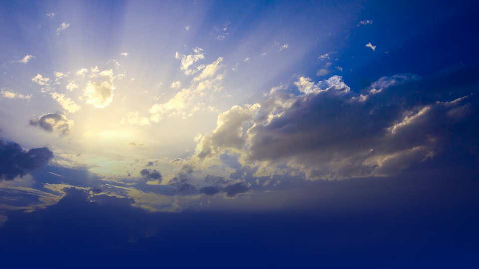 Sky with clouds