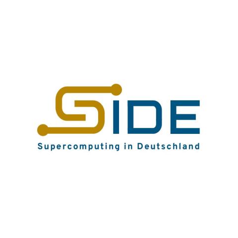SIDE logo: SIDE in large letters with the text "Supercomputing in Deutschland" below