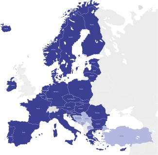 Map of eurocc