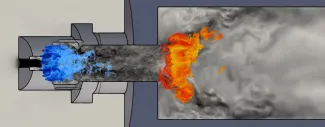NOx pathways in lean partially premixed swirling H2‐air turbulent flame