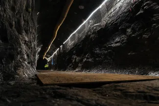 Final disposal of spent nuclear fuel facility solution, Onkalo in Olkiluoto. Copyright@Posiva