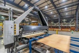 Figure 1: Veneer Drying Line  © Raute Oyj 