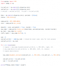 MPI Python code