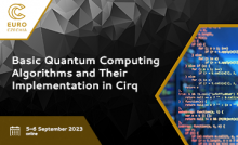 Basic Quantum Computing Algorithms and Their Implementation in Cirq 