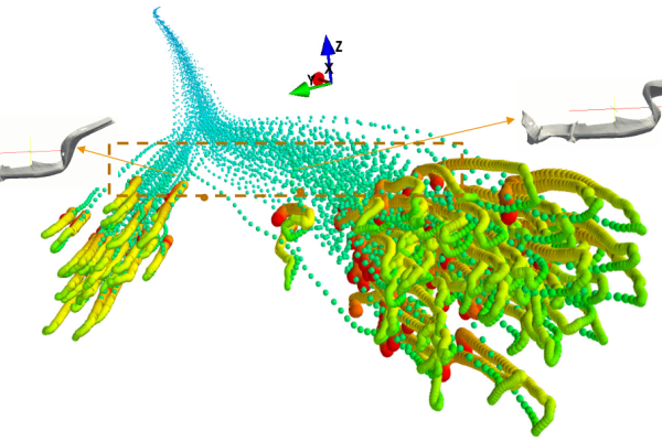 Crash Bifurcation. Source: Victor Rodrigo Iza-Teran, Copyright Fraunhofer SCAI