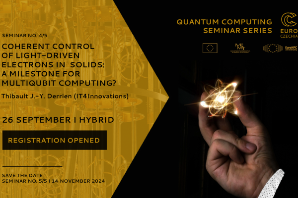 Quantum Computing Seminar: Coherent control of light-driven electrons in solids: a milestone for multiqubit computing? 