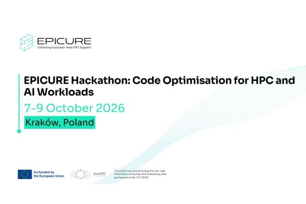EPICURE Hackathon: Code Optimisation for HPC and AI Workloads banner